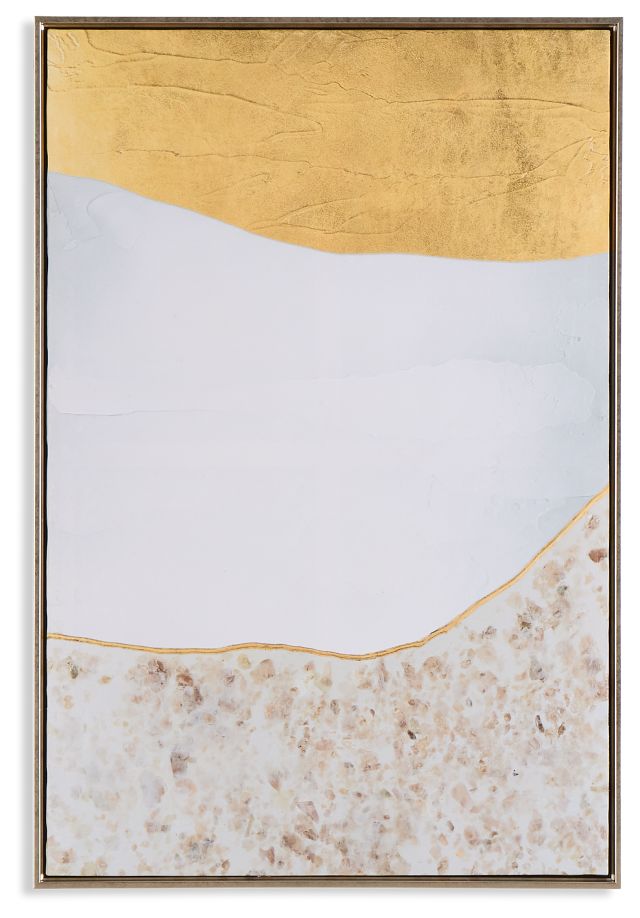 Leni White Framed Wall Art