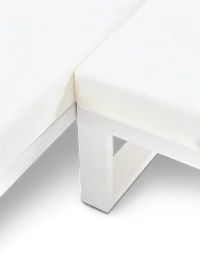 Lisbon White Aluminum Small Right Sectional