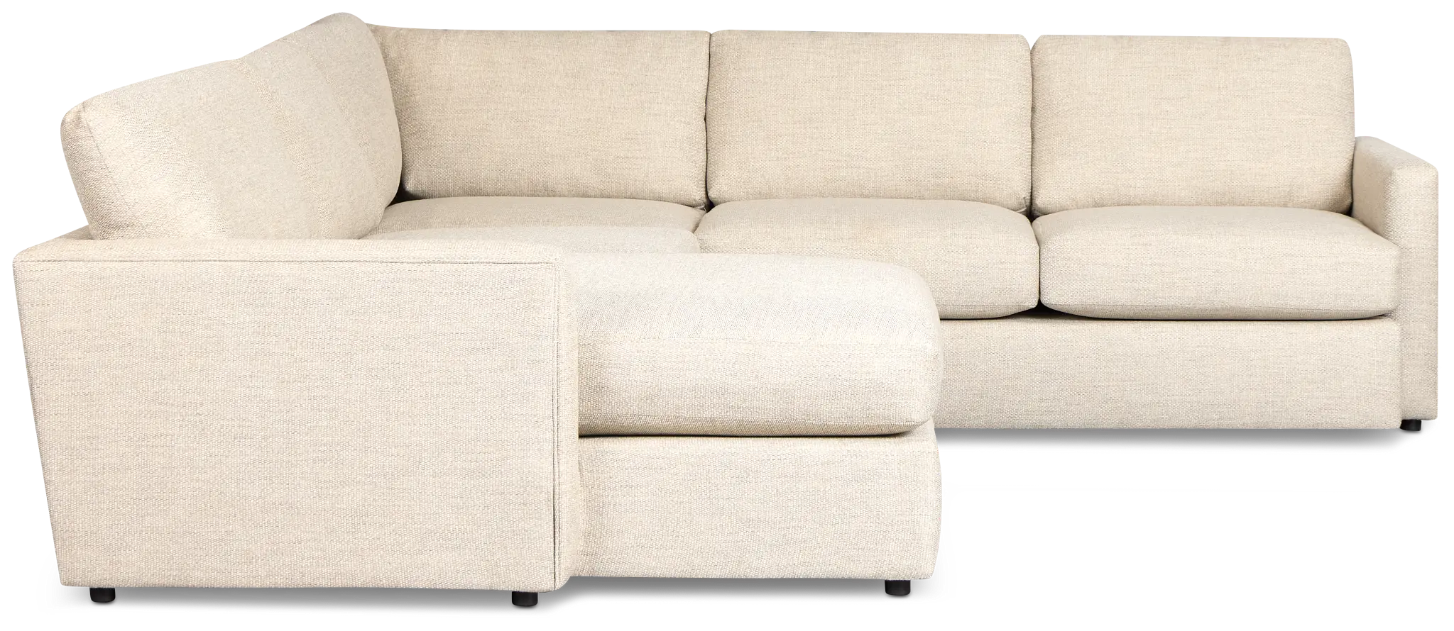 Maxwell Light Gray Fabric Medium Left Chaise Sectional Maxwell Light Gray Fabric Medium Left Chaise Sectional