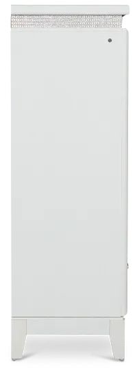 Alessandria White Lighted Drawer Chest