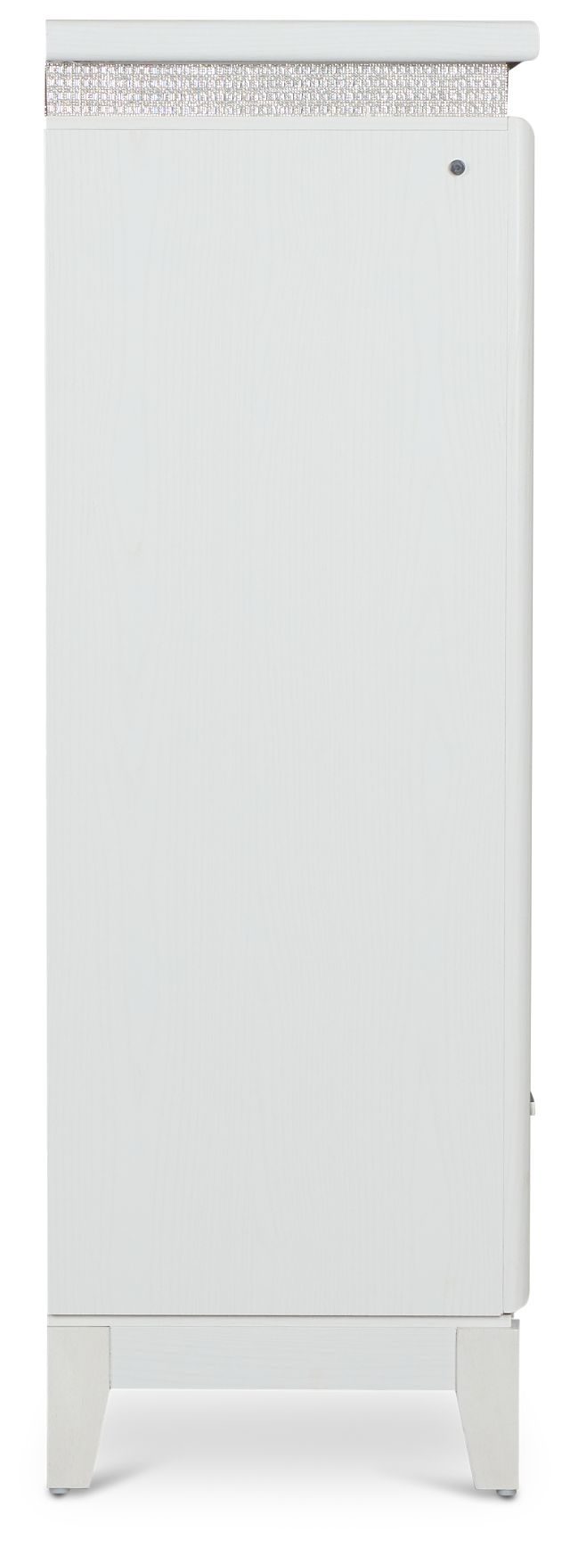 Alessandria White Lighted Drawer Chest