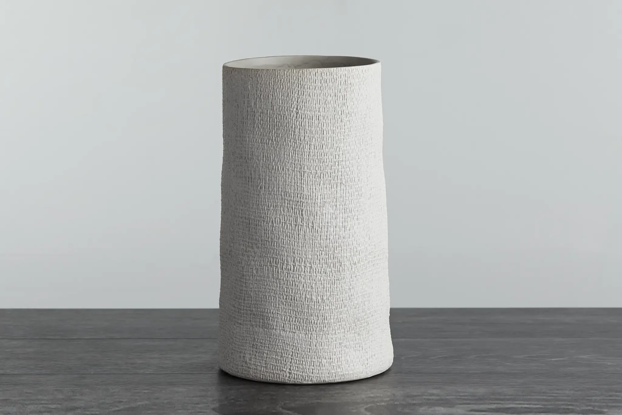 Waxen Light Gray Vase Waxen Light Gray Vase