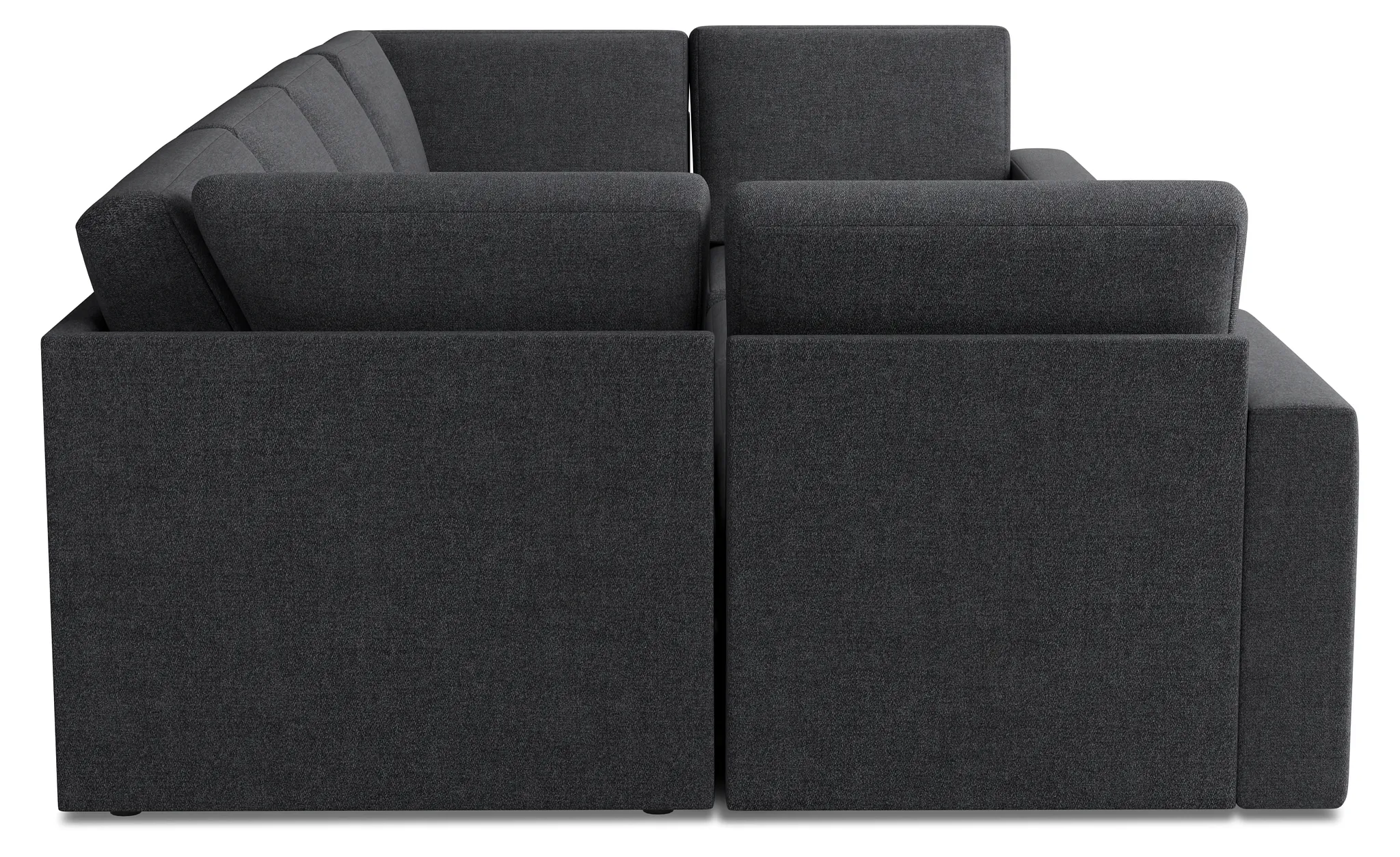 Citymod Dark Gray Fabric 8-piece Pit Sectional