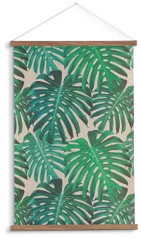 Palms Green Canvas Wall Art