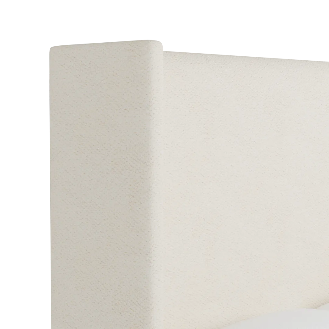 Captiva Gellar White 60" Upholstered Shelter Bed