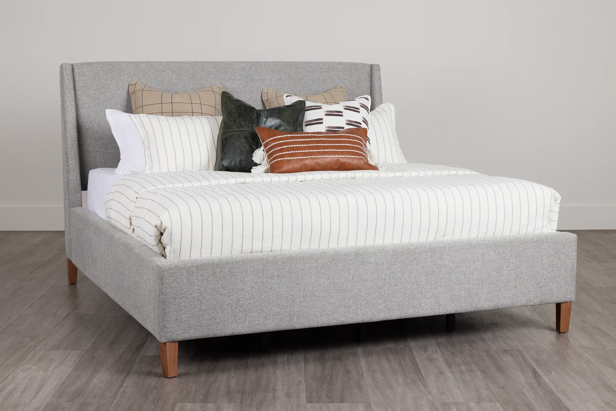 Provo Gray Uph Panel Bed Provo Gray Uph Panel Bed