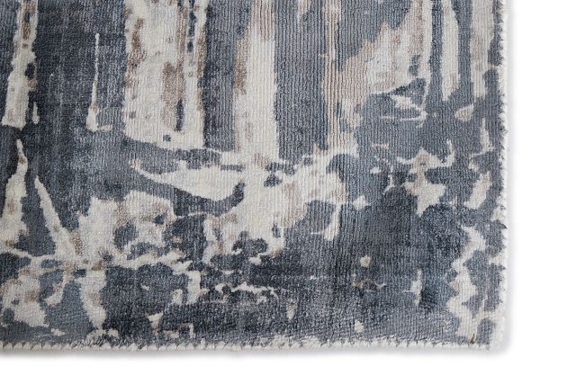 Aramac Gray Viscose 2x7 Runner
