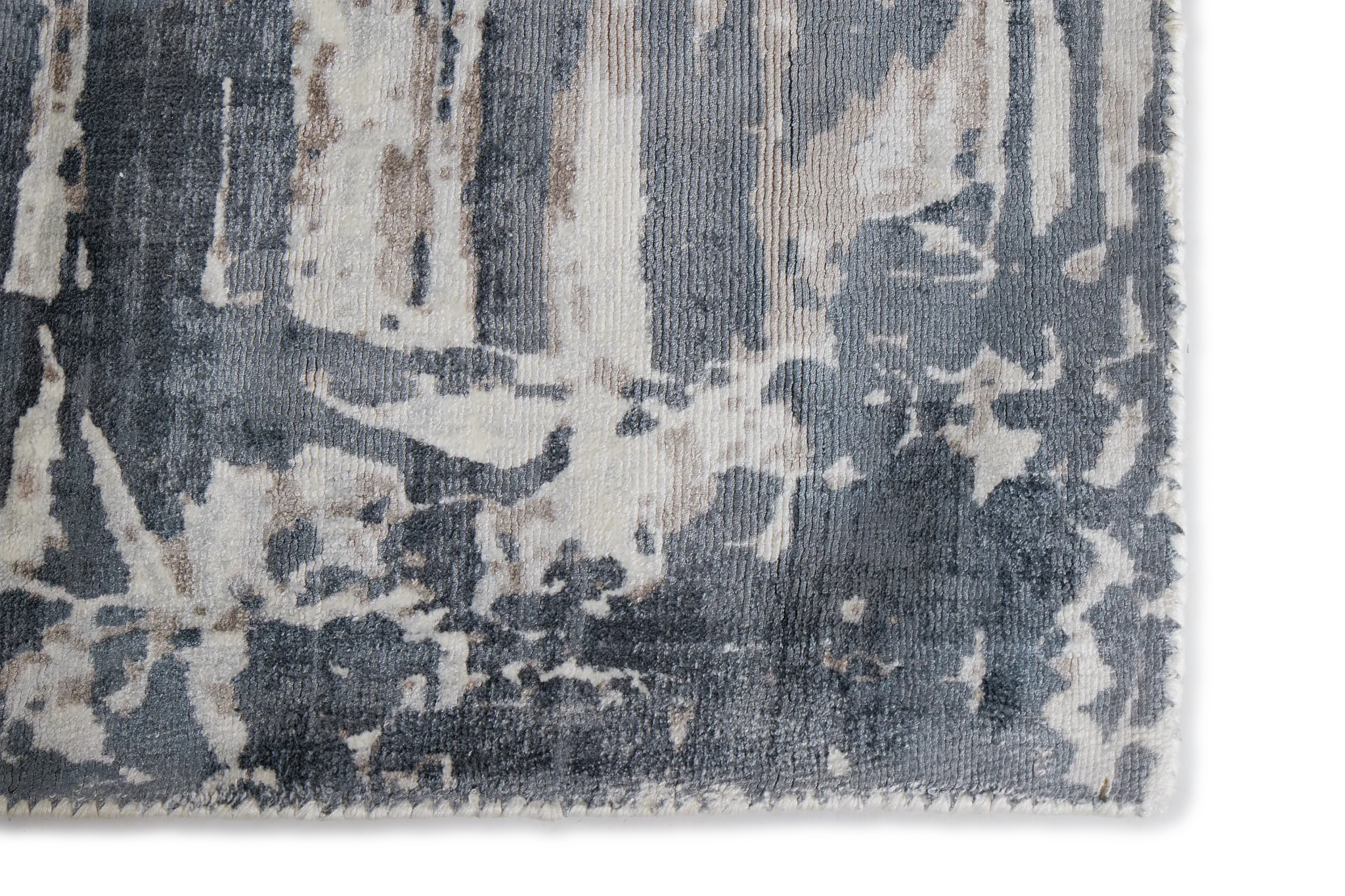 Aramac Gray Viscose 2x7 Runner