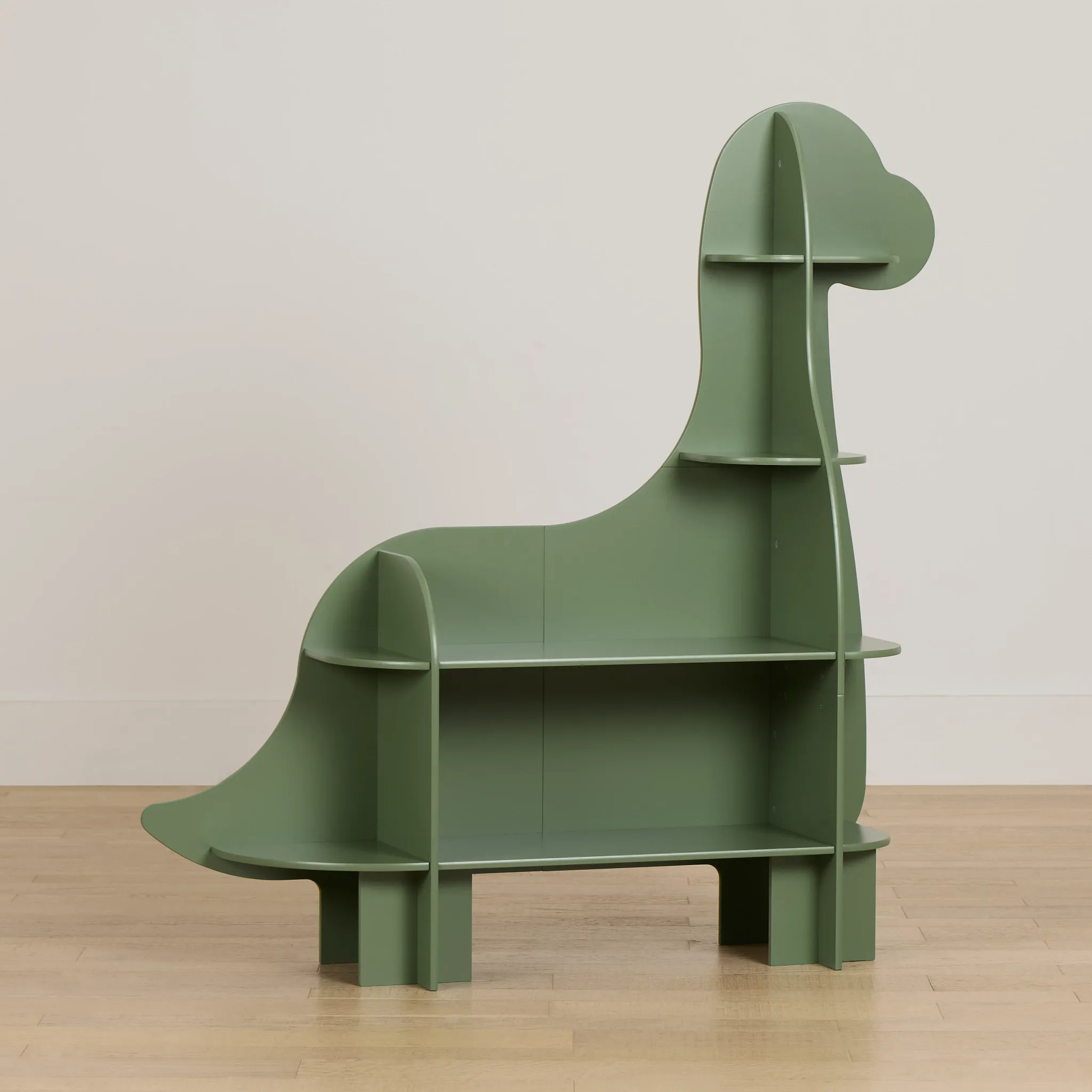 Dinosaur Green Storage Bookcase