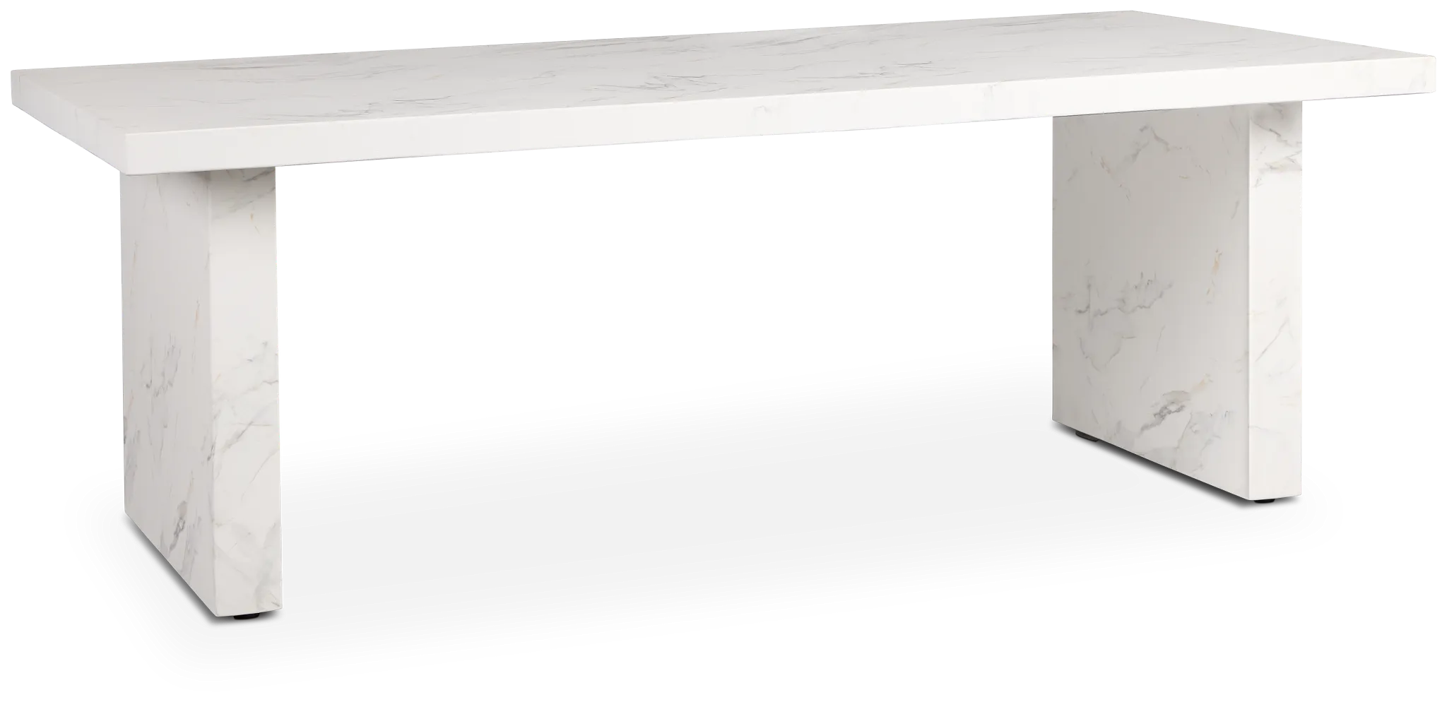 Viscaya White Rectangular Table