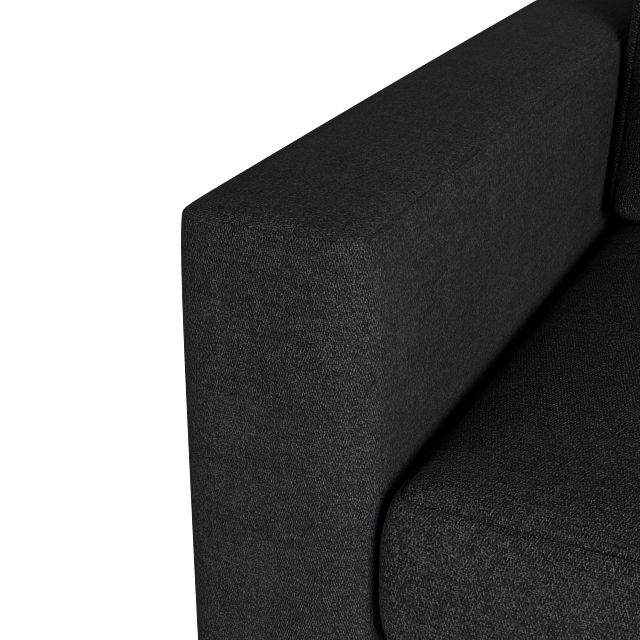 Citymod Dark Gray Fabric Left Chair