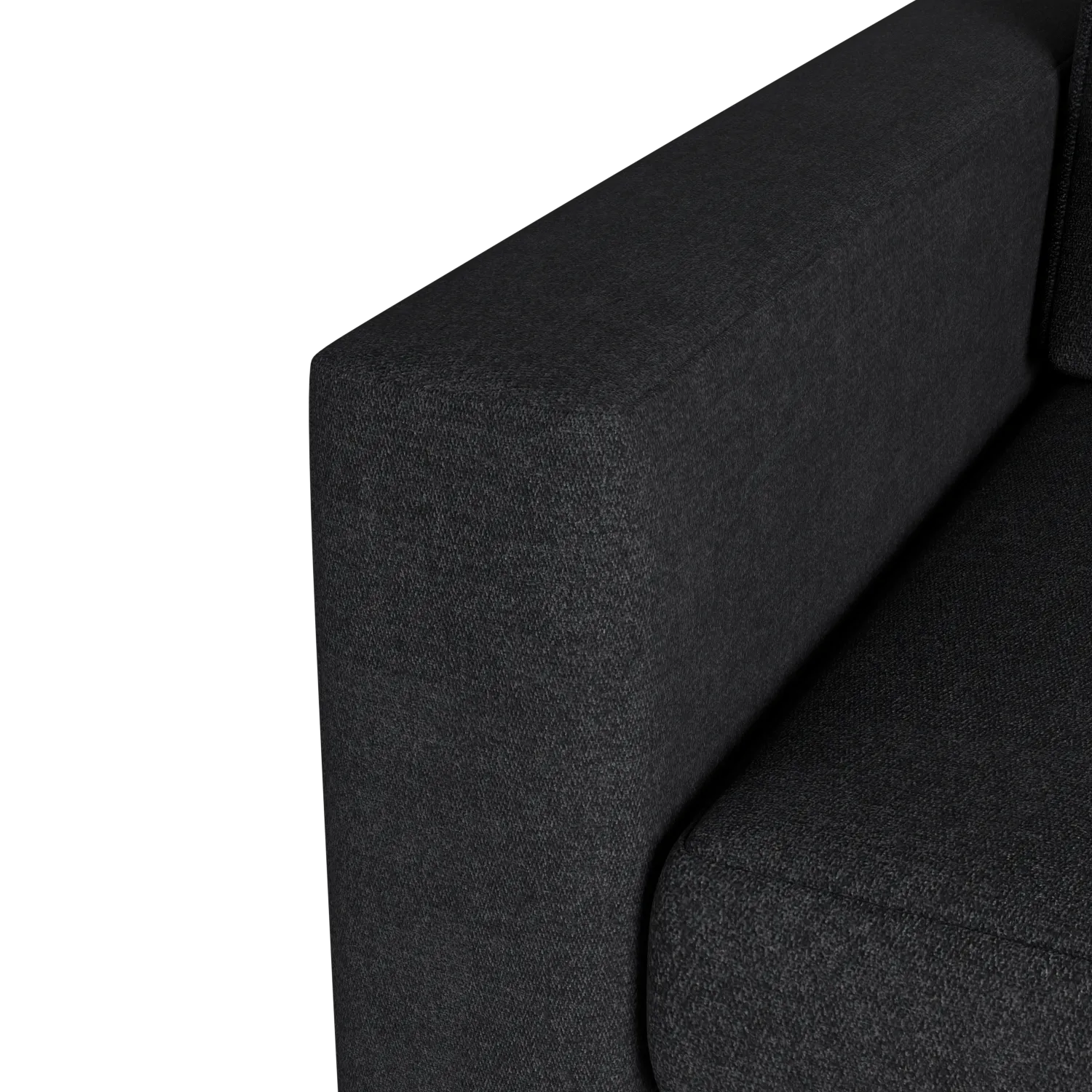 Citymod Dark Gray Fabric Left Chair