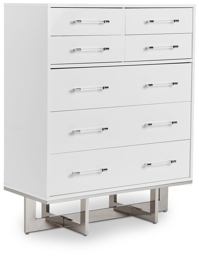 Cortina White Large Drawer Chest