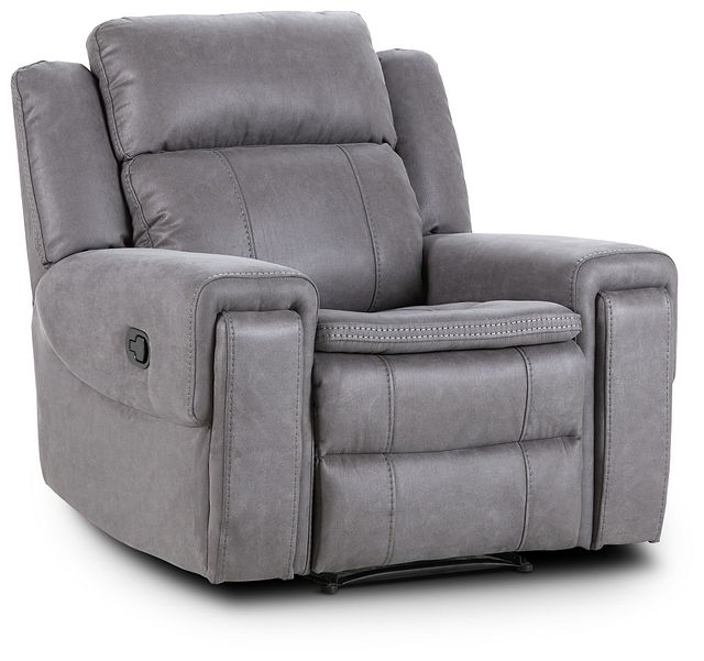 Scout Gray Micro Recliner