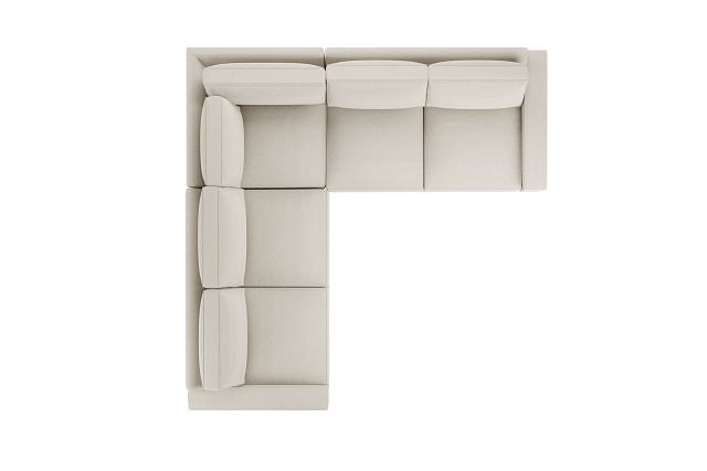 Edgewater Elite Ivory Small Two-arm Sectional