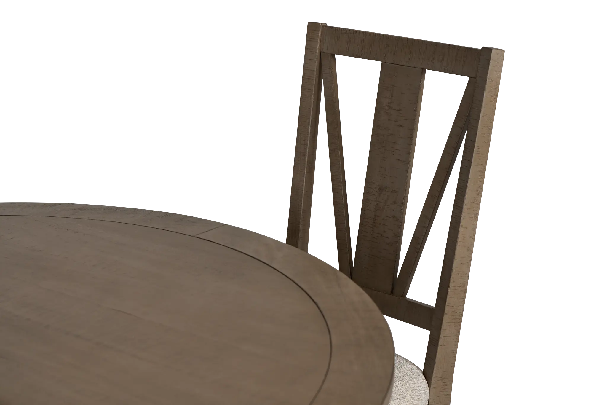 Heron Cove Light Tone Round Table & 4 Wood Chairs Heron Cove Light Tone Round Table & 4 Wood Chairs