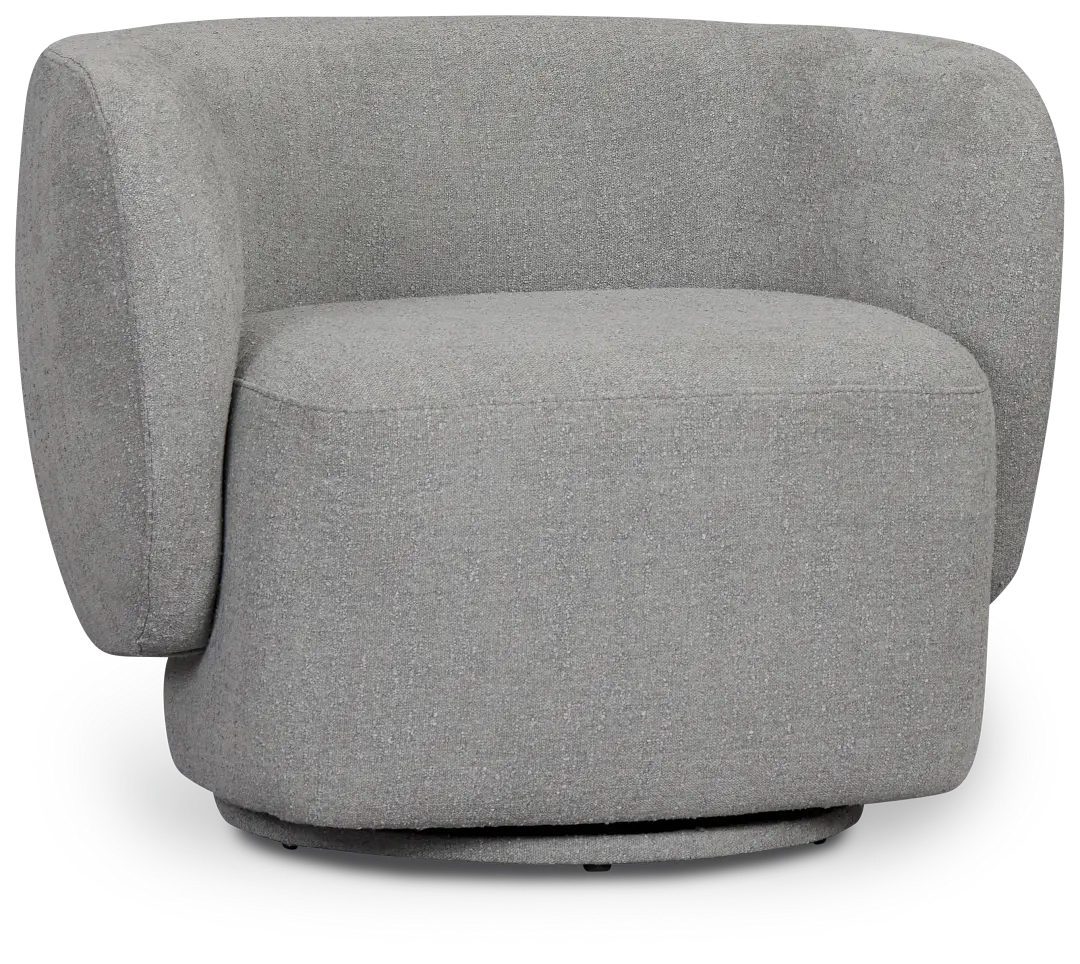 Celeste Light Gray Fabric Swivel Accent Chair Celeste Light Gray Fabric Swivel Accent Chair