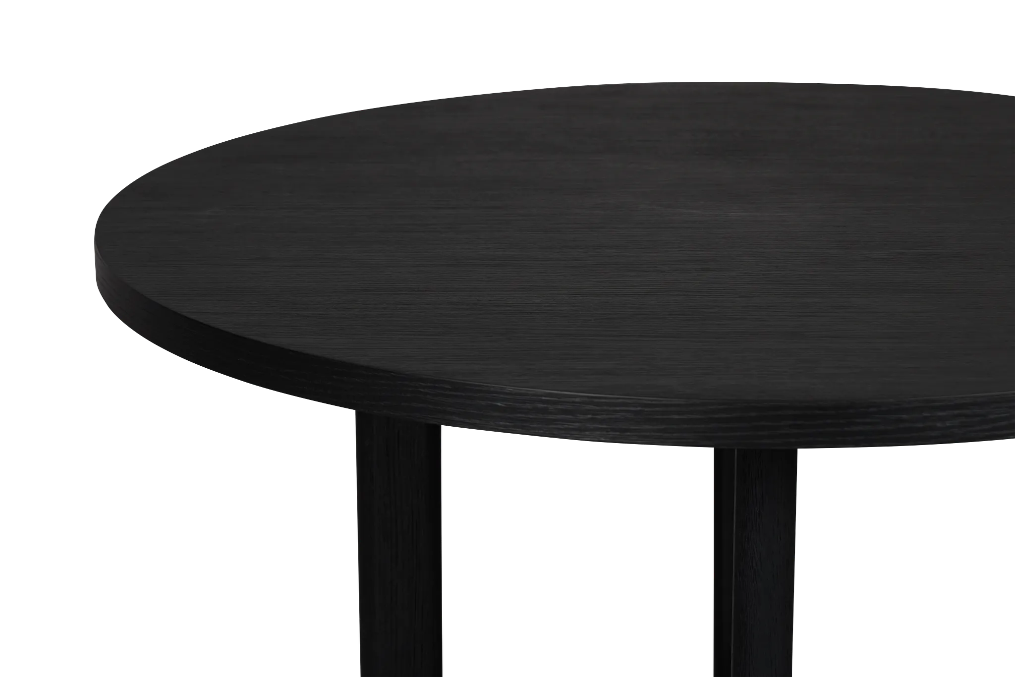 Santorini Black 47" Round Table