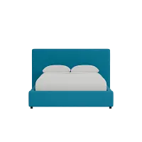 Grayton Joya Teal 44" Upholstered Platform Bed