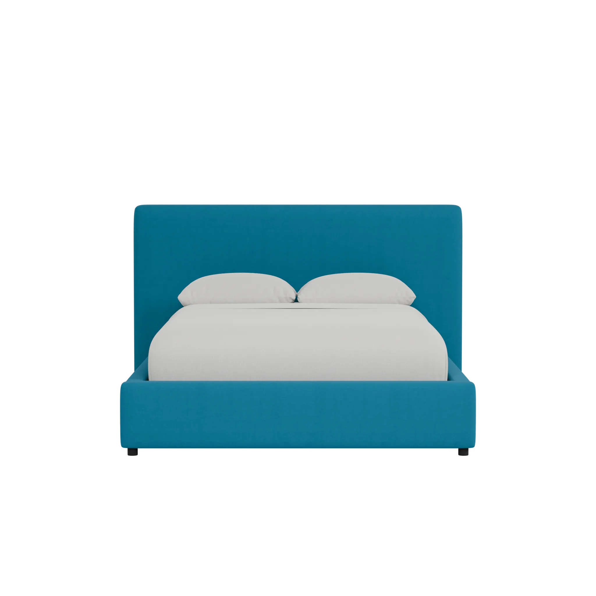 Grayton Joya Teal 44" Upholstered Platform Bed