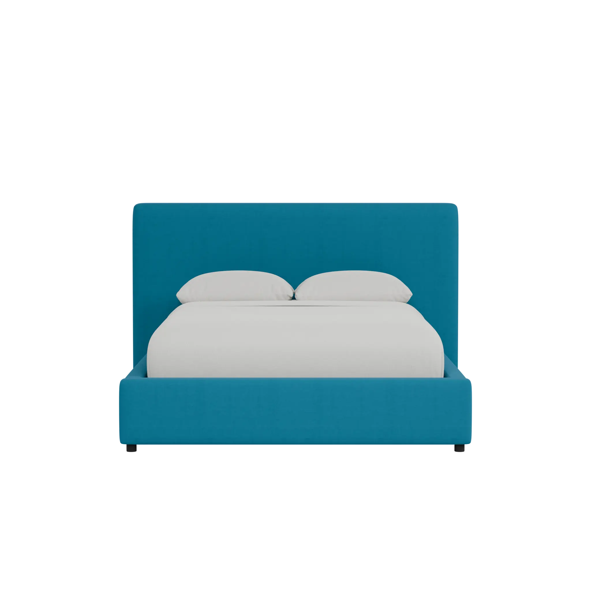 Grayton Joya Teal 44" Upholstered Platform Bed Grayton Joya Teal 44" Upholstered Platform Bed