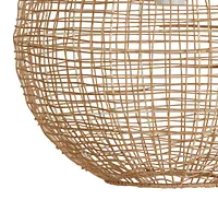 Rattan Small Round Pendant