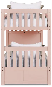 Charleston Pink Step Storage Bunk Bed
