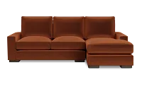 Edgewater Joya Orange Right Chaise Sectional
