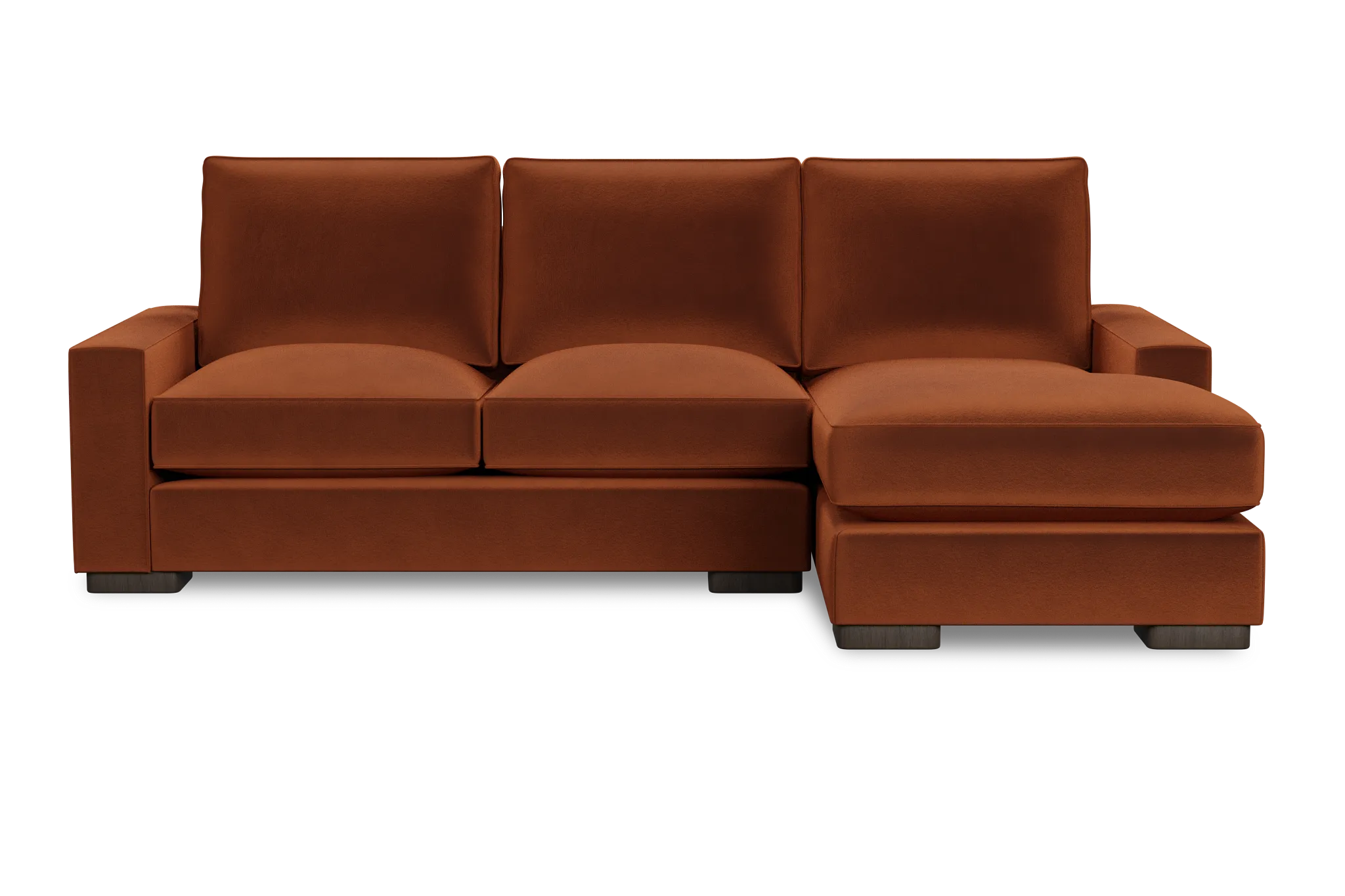 Edgewater Joya Orange Right Chaise Sectional