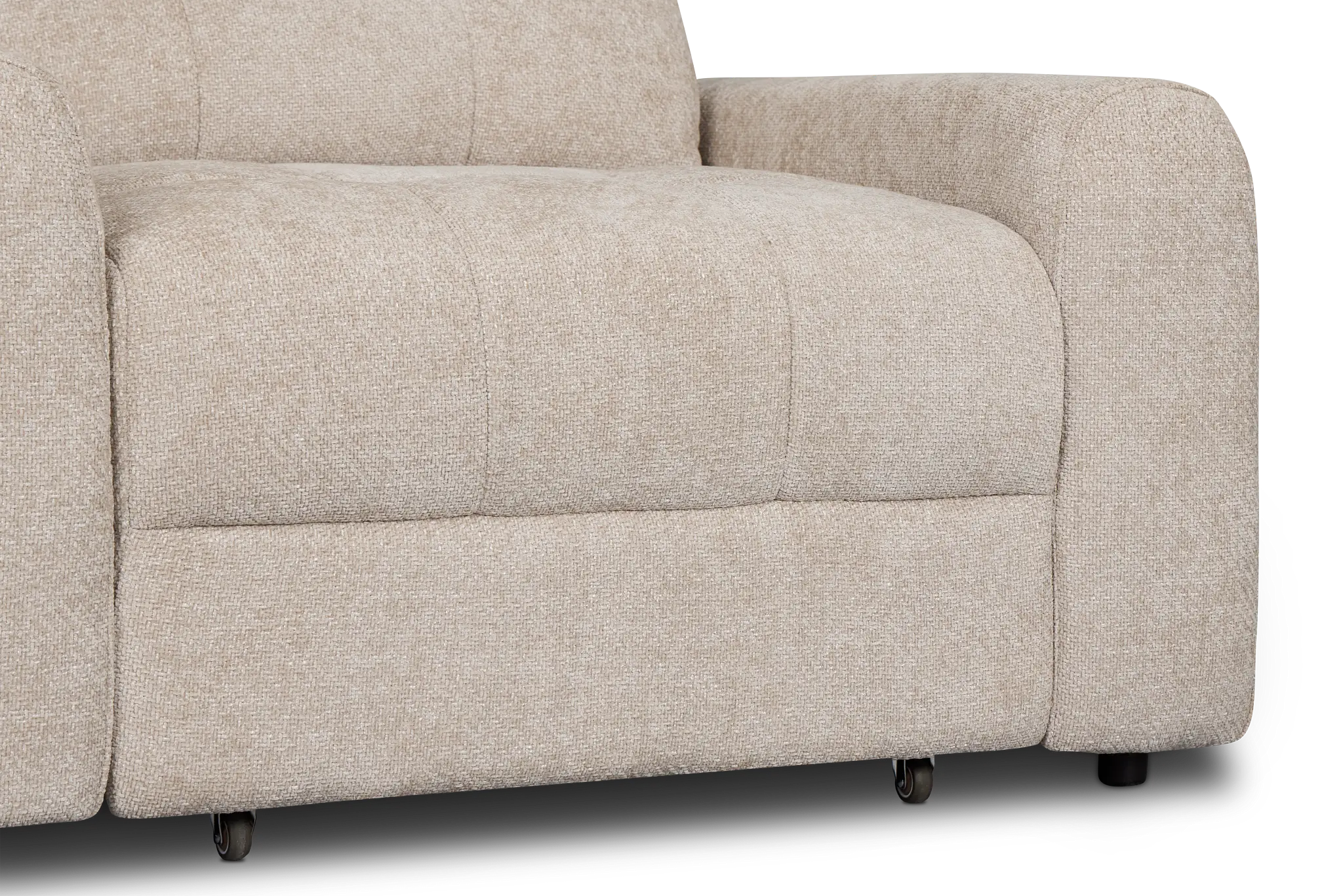 Hendrix Light Taupe Fabric Power Reclining Chaise Hendrix Light Taupe Fabric Power Reclining Chaise