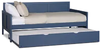 Charleston Dark Blue Panel Trundle Bed