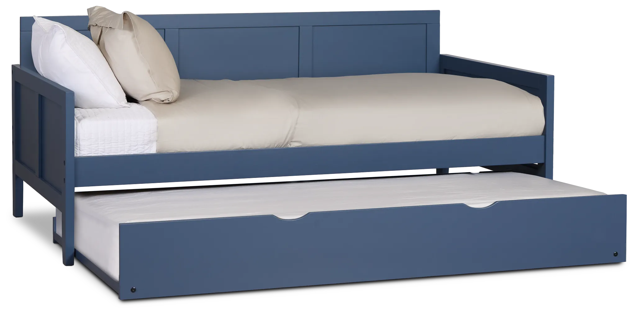 Charleston Dark Blue Panel Trundle Bed