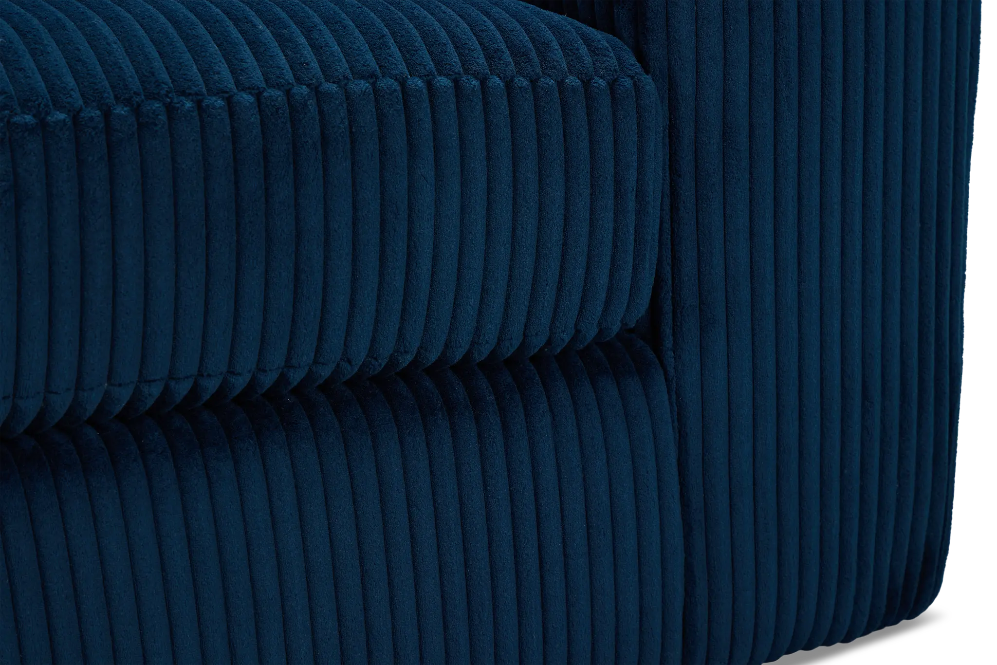 Charlie Dark Blue Fabric Loveseat Charlie Dark Blue Fabric Loveseat