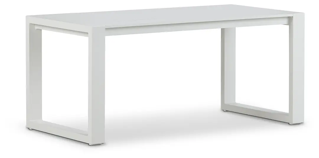 Linear2 White Aluminum Coffee Table Linear2 White Aluminum Coffee Table