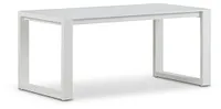 Linear2 White Aluminum Coffee Table