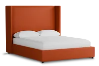 Captiva Joya Orange 60" Upholstered Shelter Bed