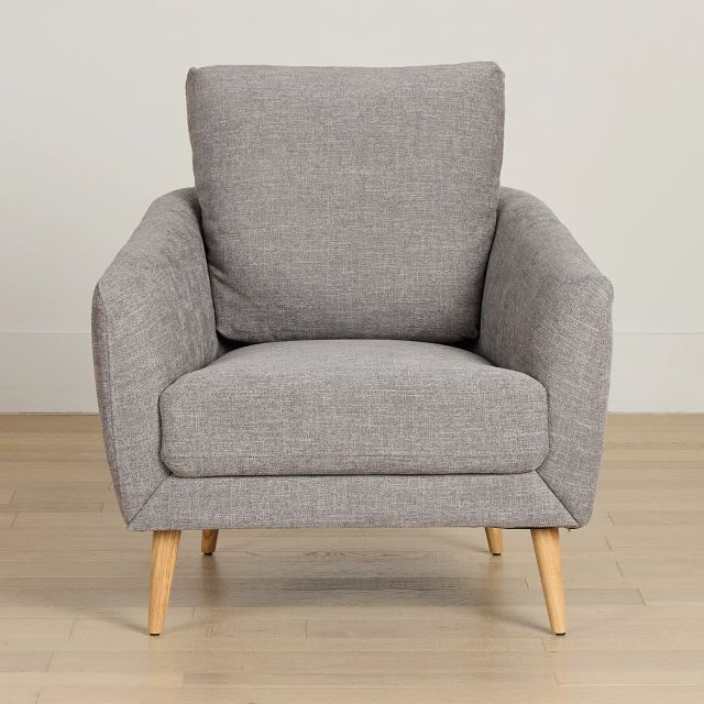 Layla Dark Gray Fabric Chair
