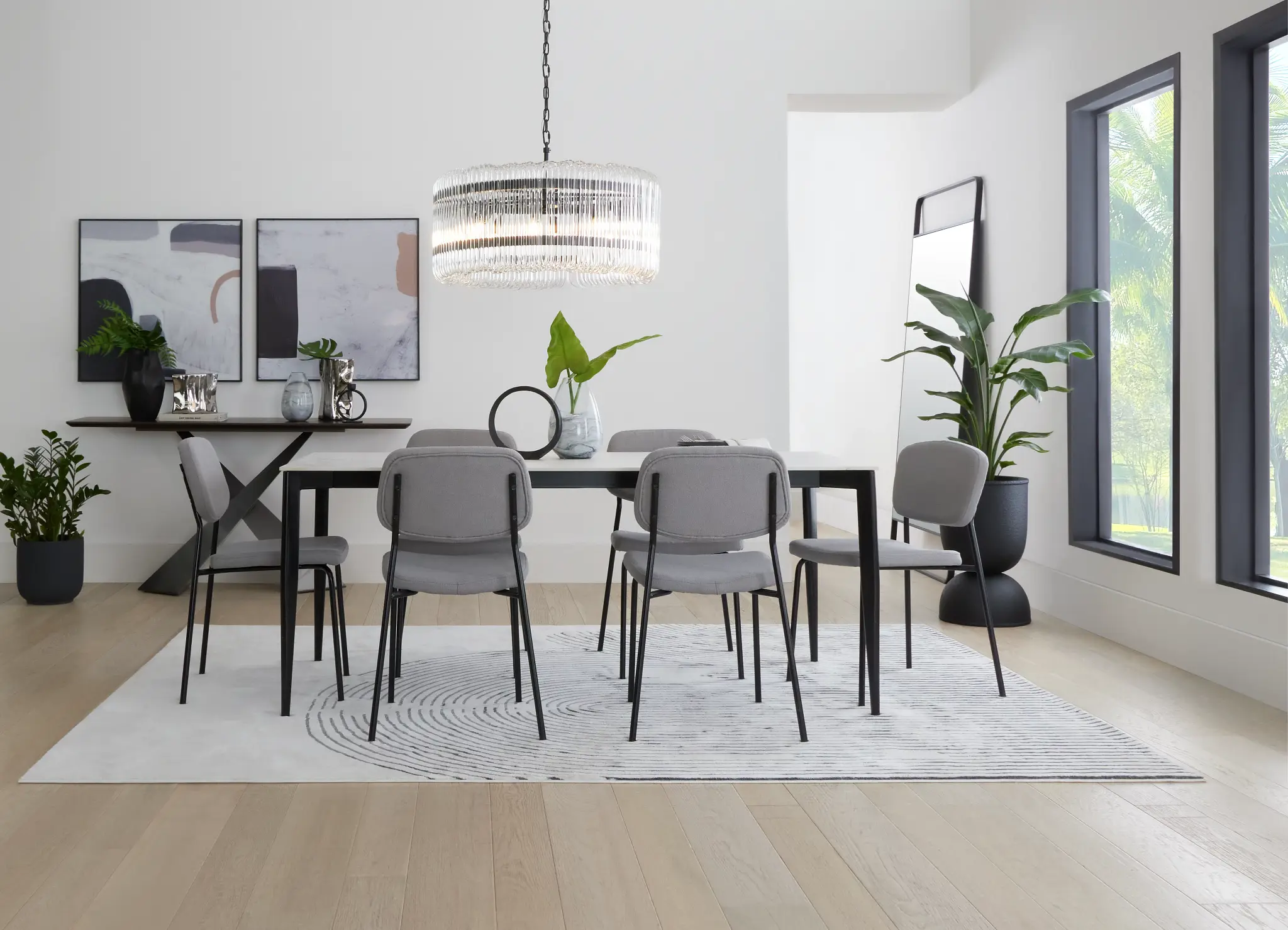 Andover White Rectangular Table Andover White Rectangular Table