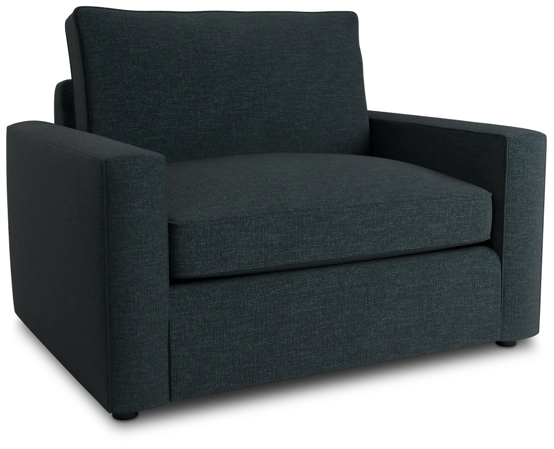 Siesta Elevation Dark Blue Fabric Chair