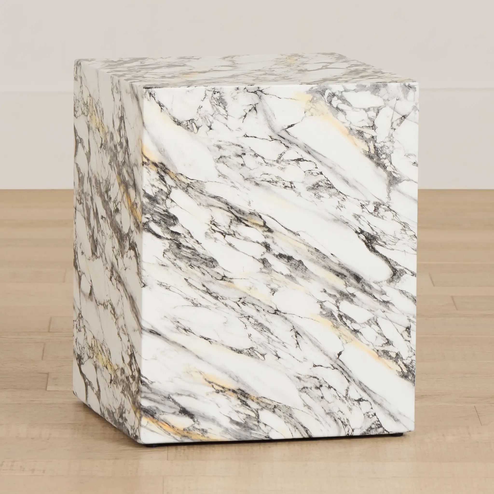 Sebbie White Square End Table Sebbie White Square End Table