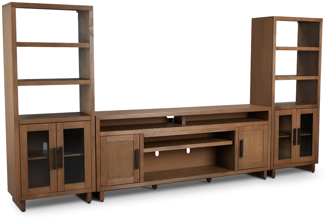 Richmond Light Tone 80" Door Entertainment Wall Richmond Light Tone 80" Door Entertainment Wall