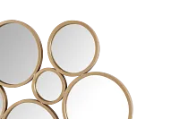 Libby Gold Round Mirror