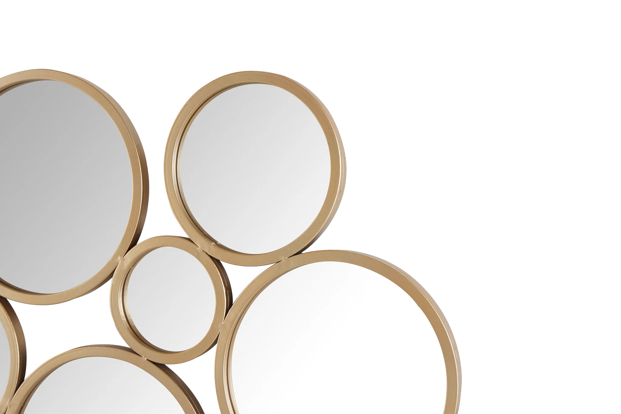 Libby Gold Round Mirror