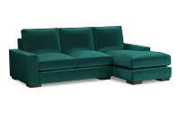 Edgewater Joya Green Right Chaise Sectional