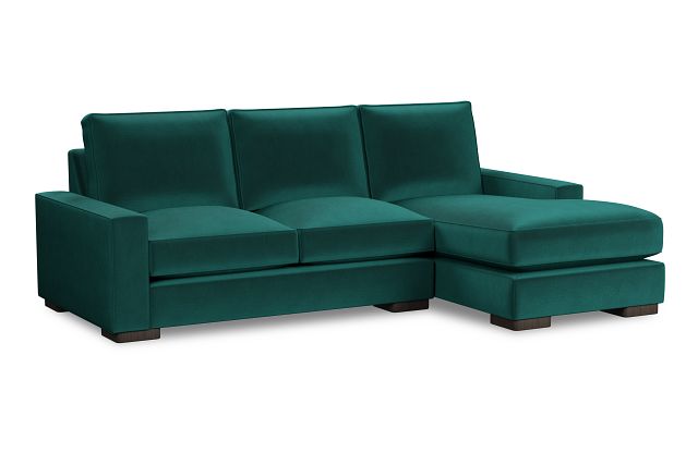 Edgewater Joya Green Right Chaise Sectional