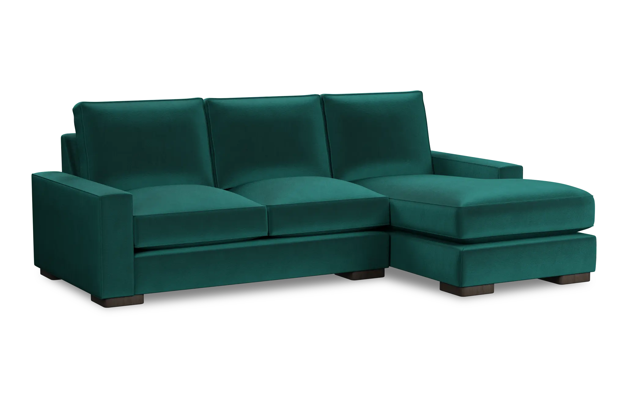 Edgewater Joya Green Right Chaise Sectional Edgewater Joya Green Right Chaise Sectional