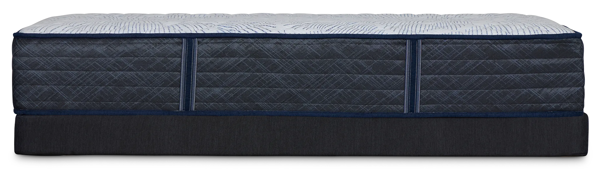 Serta Perfect Sleeper Blue Lagoon Nights Firm Low-profile Mattress Set