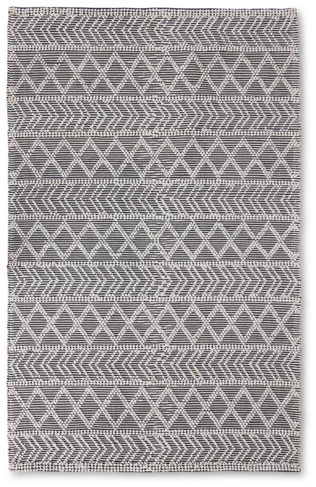 Luna Dark Gray 5x8 Area Rug