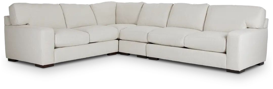 Veronica White Down Large Two-arm Sectional Veronica White Down Large Two-arm Sectional