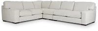 Veronica White Down Large Two-arm Sectional